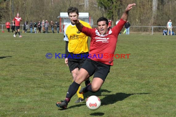 SV Hilsbach - FV Landshausen Kreisklasse A Sinsheim 07.04.2013 (© Siegfried)